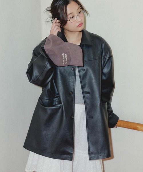 GIUNON（ジウノン）の「leather jacket / レザージャケット（その他アウター・レディース・ブラック・FREE）」の21枚目の写真