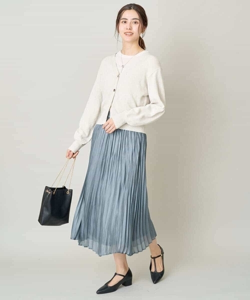 a.v.v（アーヴェヴェ）の「ショートニットカーディガン（カーディガン/ボレロ・レディース・アイボリー/オレンジ・40/36/38）」の16枚目の写真