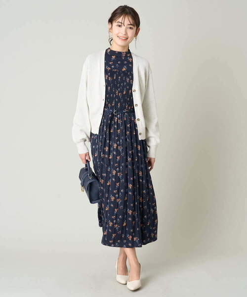 a.v.v（アーヴェヴェ）の「ショートニットカーディガン（カーディガン/ボレロ・レディース・アイボリー/オレンジ・40/36/38）」の20枚目の写真