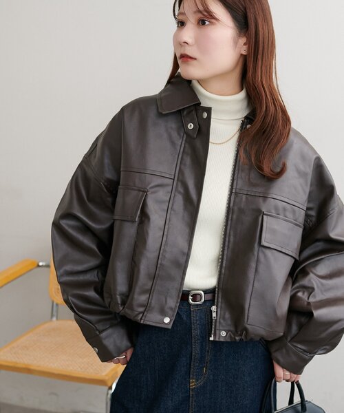 DISCOAT（ディスコート）の「【新色追加!/WEB限定】2WAYフェイクレザー