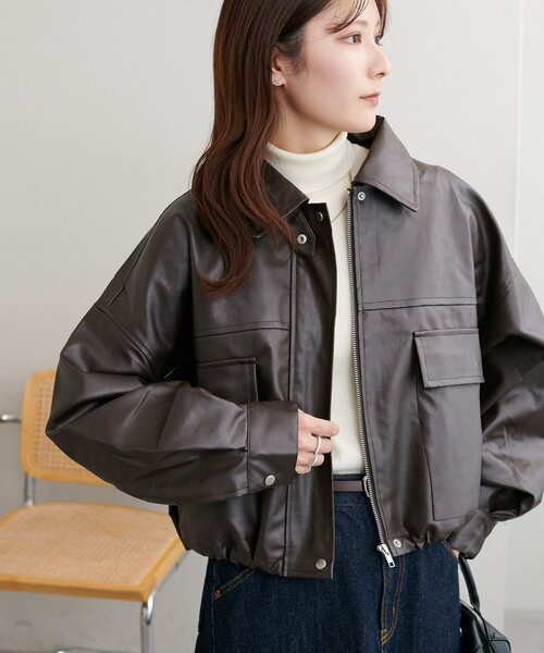 DISCOAT（ディスコート）の「【新色追加!/WEB限定】2WAYフェイクレザー