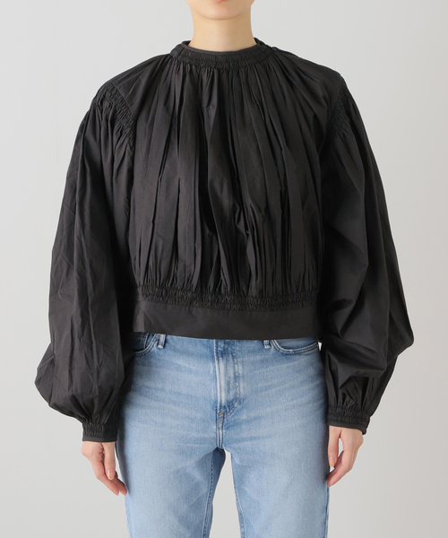 SEEALL(シーオール)の「【SEEALL / シーオール】BOHEMIAN TOP:ブラウス(シャツ/ブラウス・レディース・ブラック・MEDIUM)」の3枚目の写真