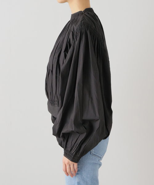 SEEALL(シーオール)の「【SEEALL / シーオール】BOHEMIAN TOP:ブラウス(シャツ/ブラウス・レディース・ブラック・MEDIUM)」の4枚目の写真