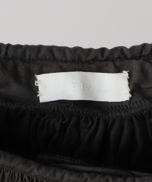 SEEALL(シーオール)の「【SEEALL / シーオール】BOHEMIAN TOP:ブラウス(シャツ/ブラウス・レディース・ブラック・MEDIUM)」の12枚目の写真