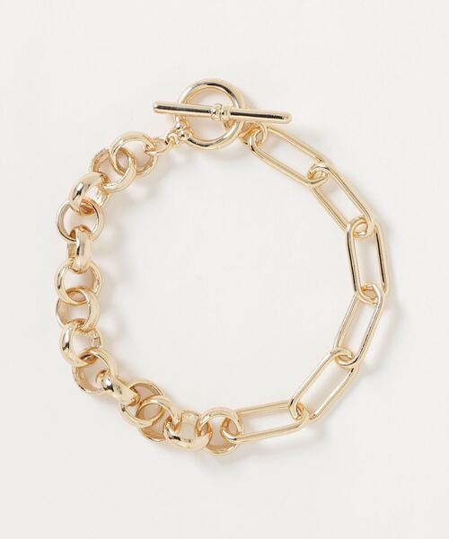 SILVER BULLET（シルバーバレット）の「『SBLT』ユニセックス チェーンデザインブレスレット（ブレスレット・レディース・ゴールド/シルバー・FREE）」の6枚目の写真