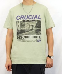 【GROOVY STORE】フォトプリント半袖クルーTシャツ