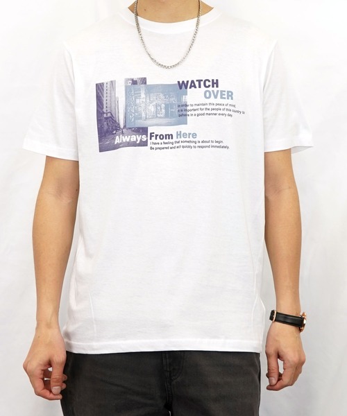 Burner(バーナー)の「【GROOVY STORE】フォトプリント半袖クルーTシャツ(Tシャツ/カットソー・メンズ・モカ/ブルーグラス/スミクロ/ピンク/ブラック/ネイビー/ホワイト/スモーキーグリーン系/ホワイト系その他2/ホワイト系その他3/ブラック系その他2/グレイッシュブルー・M/L/LL)」の19枚目の写真
