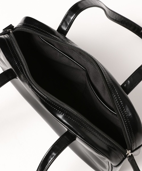 LOWRYS FARM（ローリーズファーム）の「ワイドボストンバック  102047（ハンドバッグ・レディース・ブラック/アイボリー・FREE）」の3枚目の写真