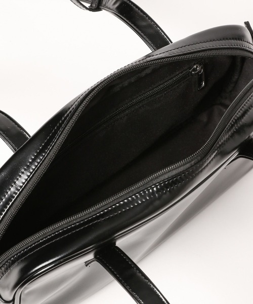 LOWRYS FARM（ローリーズファーム）の「ワイドボストンバック  102047（ハンドバッグ・レディース・ブラック/アイボリー・FREE）」の16枚目の写真