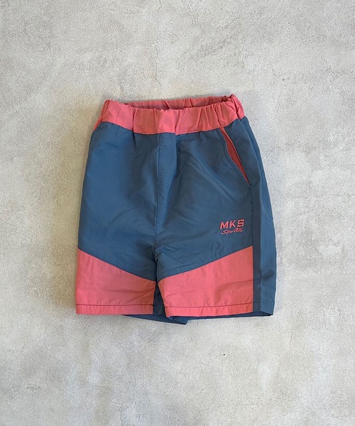 BIG FIELD（ビッグフィールド）の「ナイロン切り替えショーツ（80～150cm）（その他パンツ・キッズ・ネイビー/ベージュ/チャコール/パープル/カーキ・90/100/110/120/130/140/150/80/95）」の4枚目の写真