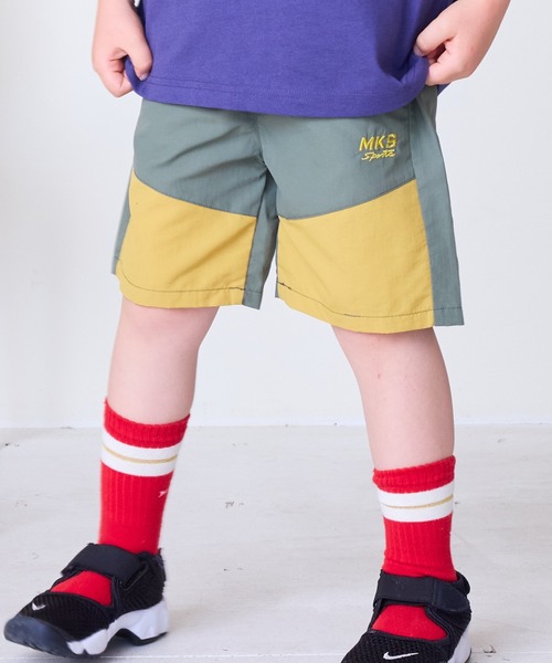 BIG FIELD（ビッグフィールド）の「ナイロン切り替えショーツ（80～150cm）（その他パンツ・キッズ・ネイビー/ベージュ/チャコール/パープル/カーキ・90/100/110/120/130/140/150/80/95）」の17枚目の写真