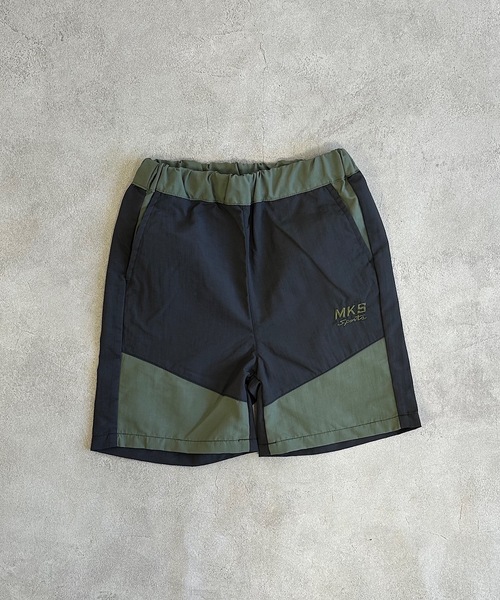 BIG FIELD（ビッグフィールド）の「ナイロン切り替えショーツ（80～150cm）（その他パンツ・キッズ・ネイビー/ベージュ/チャコール/パープル/カーキ・90/100/110/120/130/140/150/80/95）」の7枚目の写真