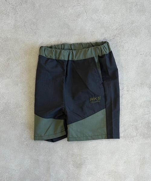BIG FIELD（ビッグフィールド）の「ナイロン切り替えショーツ（80～150cm）（その他パンツ・キッズ・ネイビー/ベージュ/チャコール/パープル/カーキ・90/100/110/120/130/140/150/80/95）」の6枚目の写真