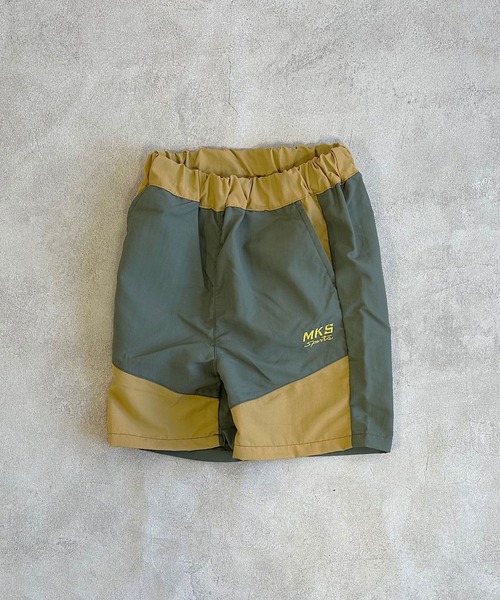 BIG FIELD（ビッグフィールド）の「ナイロン切り替えショーツ（80～150cm）（その他パンツ・キッズ・ネイビー/ベージュ/チャコール/パープル/カーキ・90/100/110/120/130/140/150/80/95）」の14枚目の写真