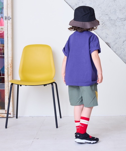 BIG FIELD（ビッグフィールド）の「ナイロン切り替えショーツ（80～150cm）（その他パンツ・キッズ・ネイビー/ベージュ/チャコール/パープル/カーキ・90/100/110/120/130/140/150/80/95）」の22枚目の写真