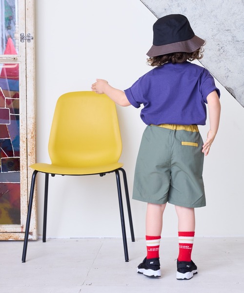 BIG FIELD（ビッグフィールド）の「ナイロン切り替えショーツ（80～150cm）（その他パンツ・キッズ・ネイビー/ベージュ/チャコール/パープル/カーキ・90/100/110/120/130/140/150/80/95）」の21枚目の写真