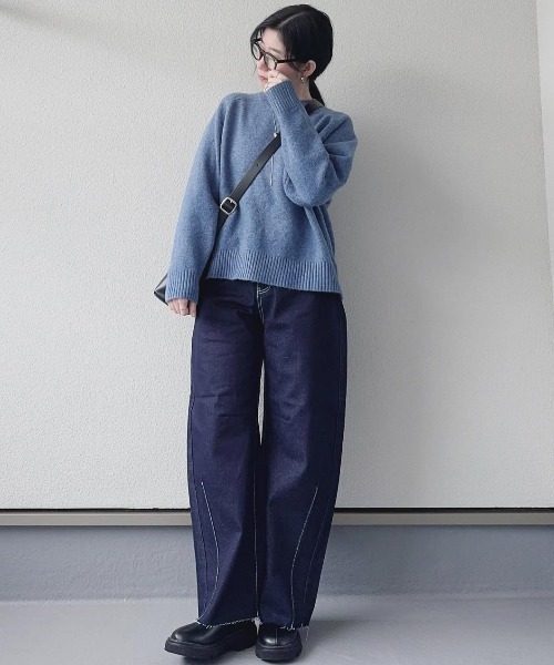 リジットデニムカーブパンツ（デニムパンツ）｜VENCEEXCHANGE