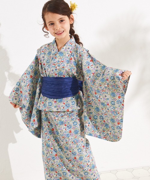 monepine モネピネ　浴衣　2way セール】【リンクコーデ】2WAY セパレートガールズ浴衣（浴衣