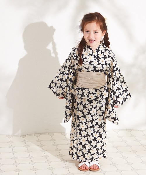 pairmanon(ペアマノン)の「【リンクコーデ】2WAY セパレートガールズ浴衣(浴衣・キッズ・ブラック系その他/ブルー系その他3/ブルー系その他2/ピンク系その他/ブルー系その他4/イエロー系その他/パープル系その他2/パープル系その他/ピンク系その他3/ブルー系その他/ピンク系その他2・100/90/130/140/110/120/150)」の12枚目の写真