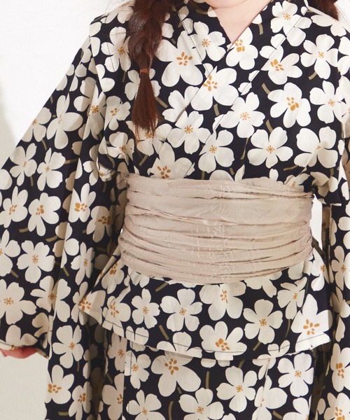 pairmanon(ペアマノン)の「【リンクコーデ】2WAY セパレートガールズ浴衣(浴衣・キッズ・ブラック系その他/ブルー系その他3/ブルー系その他2/ピンク系その他/ブルー系その他4/イエロー系その他/パープル系その他2/パープル系その他/ピンク系その他3/ブルー系その他/ピンク系その他2・100/90/130/140/110/120/150)」の14枚目の写真