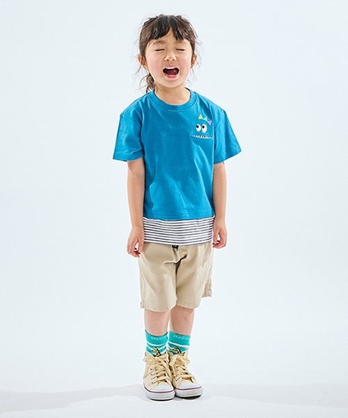 kladskap（クレードスコープ）の「カブトムシワンポイント5分丈シェフパンツ（チノパンツ・キッズ・ベージュ/チャコール/ライラック・100cm/120cm/130cm/110cm/80ｃｍ/90cm）」の20枚目の写真