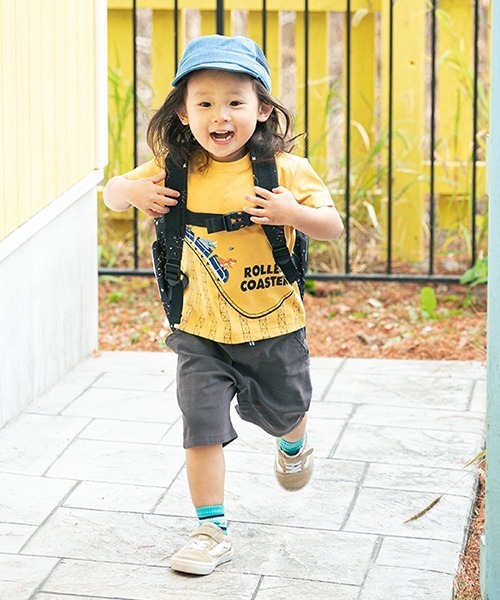 kladskap（クレードスコープ）の「カブトムシワンポイント5分丈シェフパンツ（チノパンツ・キッズ・ベージュ/チャコール/ライラック・100cm/120cm/130cm/110cm/80ｃｍ/90cm）」の6枚目の写真