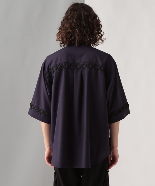 未使用完売品　HARE レースアップガラシャツ ARTflowerレースアップシャツ(HARE)（シャツ/ブラウス）｜HARE