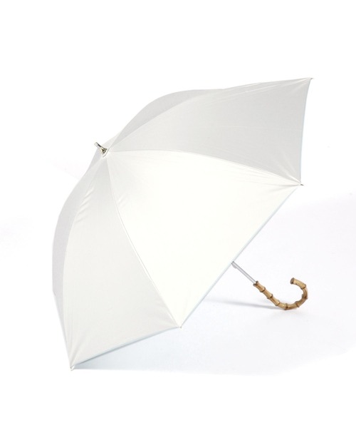 BAYFLOW（ベイフロー）の「[毎日使える]インサイドカラー晴雨兼用傘50cm（長傘・レディース・オフホワイト/グレー・0）」の3枚目の写真