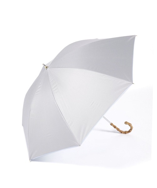 BAYFLOW（ベイフロー）の「[毎日使える]インサイドカラー晴雨兼用傘50cm（長傘・レディース・オフホワイト/グレー・0）」の4枚目の写真
