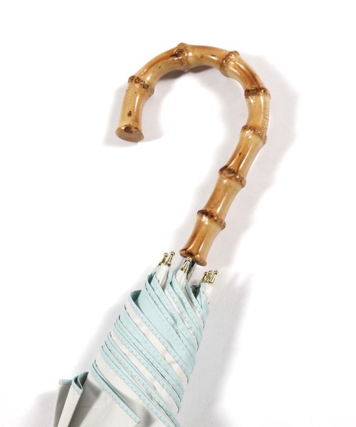 BAYFLOW（ベイフロー）の「[毎日使える]インサイドカラー晴雨兼用傘50cm（長傘・レディース・オフホワイト/グレー・0）」の6枚目の写真