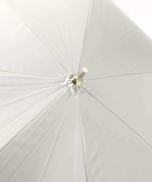 BAYFLOW（ベイフロー）の「[毎日使える]インサイドカラー晴雨兼用傘50cm（長傘・レディース・オフホワイト/グレー・0）」の8枚目の写真