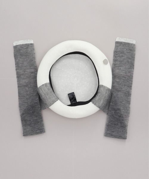 CA4LA（カシラ）の「CF PELMENI（ハンチング/ベレー帽・レディース・ブラック/ネイビー/ホワイト・ONESIZE）」の6枚目の写真