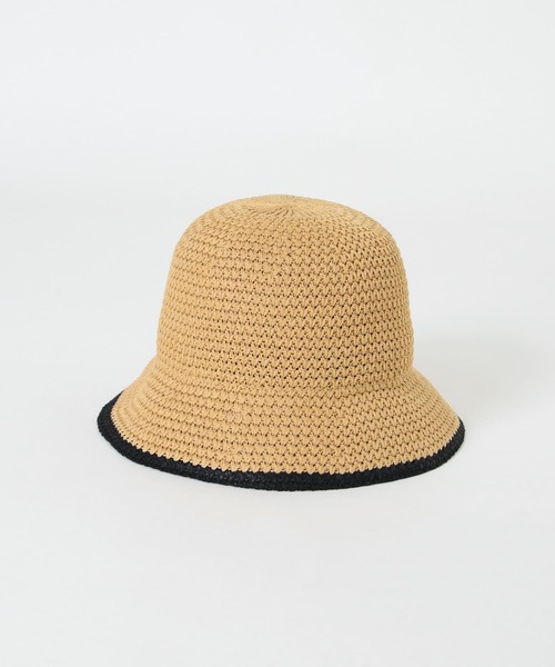 SMELLY（スメリー）の「バイカラーシンプルハット（ハット・レディース・ブラック/ベージュ・-）」の10枚目の写真
