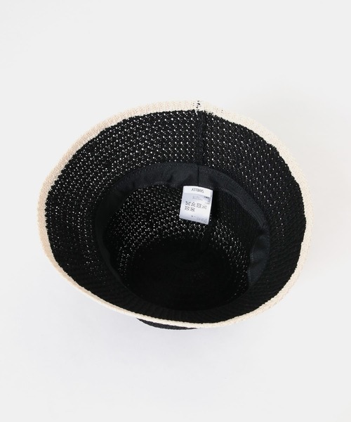 SMELLY（スメリー）の「バイカラーシンプルハット（ハット・レディース・ブラック/ベージュ・-）」の7枚目の写真