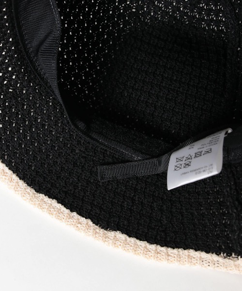 SMELLY（スメリー）の「バイカラーシンプルハット（ハット・レディース・ブラック/ベージュ・-）」の6枚目の写真