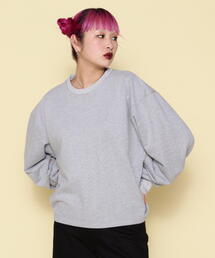 ord（オルド）の「ord/オルド/ラウンドテイル裏毛クルーネックスウェット（スウェット）」