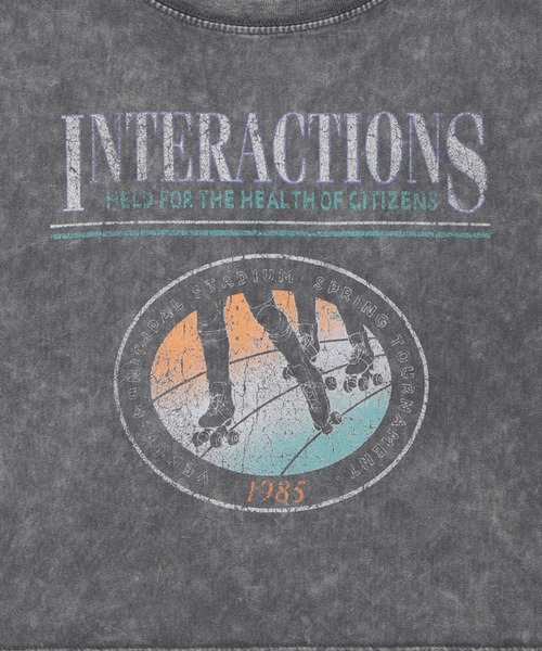 WEGO(ウィゴー)の「WEGO/ヴィンテージウォッシュドロストデザインT(Tシャツ/カットソー・レディース・グレー系その他/スミクロ/その他2/その他1/その他3/その他4・FREE)」の18枚目の写真