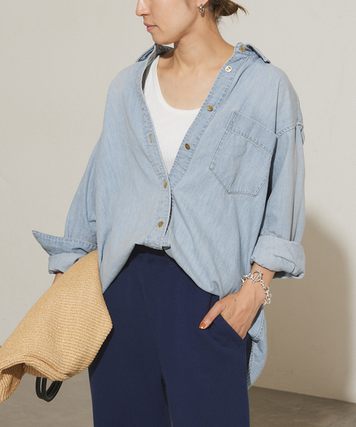 FRAMeWORK（フレームワーク）の「ライトオンスデニムシャツ（シャツ