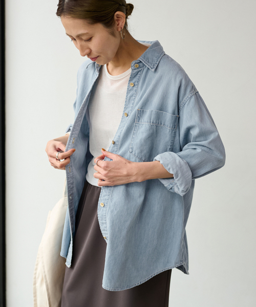 FRAMeWORK（フレームワーク）の「ライトオンスデニムシャツ（シャツ