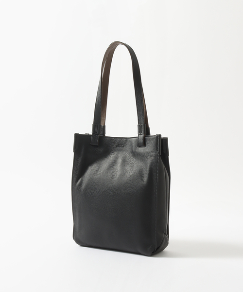 SEEKER（シーカー）の「SEEKER COW LEATHER コンビトート　SKBPL02（トートバッグ・メンズ・ベージュ/オレンジ/ブラック・FREE）」の2枚目の写真