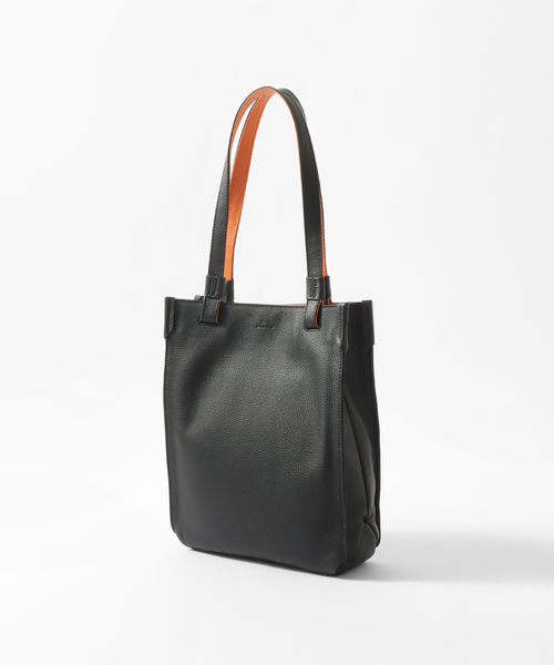 SEEKER（シーカー）の「SEEKER COW LEATHER コンビトート　SKBPL02（トートバッグ・メンズ・ベージュ/オレンジ/ブラック・FREE）」の3枚目の写真