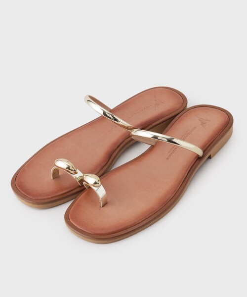 GALLEST（ギャレスト）の「◆【NICOLAS LAINAS】フラットサンダル（サンダル・レディース・ブラック/ブラウン系・45/35）」の4枚目の写真