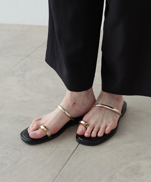 GALLEST（ギャレスト）の「◆【NICOLAS LAINAS】フラットサンダル（サンダル・レディース・ブラック/ブラウン系・45/35）」の8枚目の写真