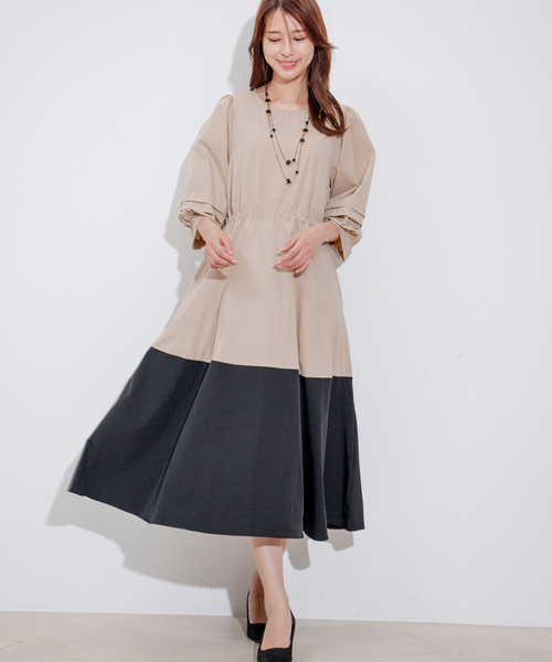 セール】切り替えナイロンワンピース（ワンピース）｜Jayro（ジャイロ  