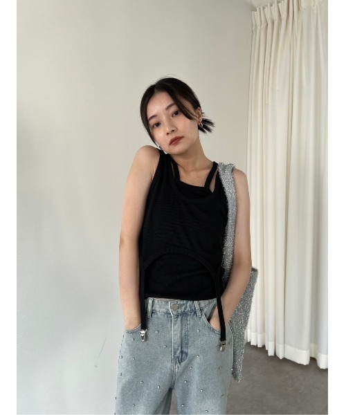 duei(デュイ)の「テレコタンクトップセット(タンクトップ・レディース・ホワイト/グレー/ブラック・FREE)」の21枚目の写真