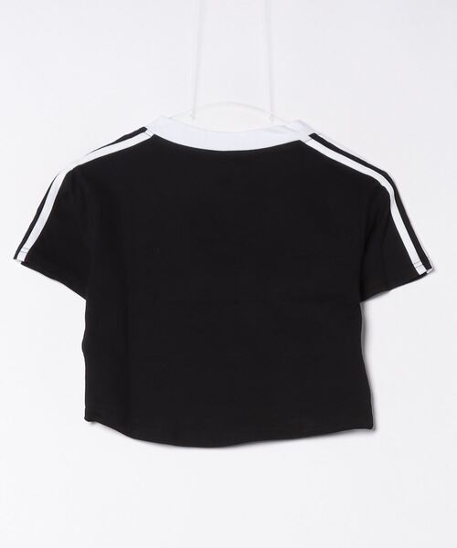 XU(エックスユー)の「ストリートファッション XU エックスユー sporty track crop tee 半袖Tシャツ 半袖トップス クロップTシャツ ロゴTシャツ トラッックTシャツ スポーティートップス 韓国ファッション 韓国ストリート ストリートブランド ブロークコア ブロケットコア(Tシャツ/カットソー・レディース・ブラック・ONE SIZE)」の2枚目の写真