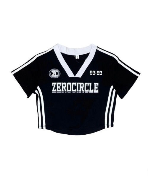XU(エックスユー)の「ストリートファッション XU エックスユー sporty track crop tee 半袖Tシャツ 半袖トップス クロップTシャツ ロゴTシャツ トラッックTシャツ スポーティートップス 韓国ファッション 韓国ストリート ストリートブランド ブロークコア ブロケットコア(Tシャツ/カットソー・レディース・ブラック・ONE SIZE)」の11枚目の写真
