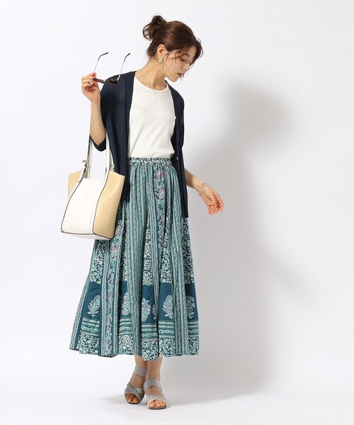 セール】【洗える/インド綿100％】ふんわり軽やか 花柄プリント