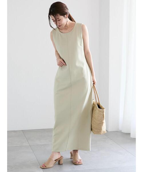 Te chichi（テチチ）の「コクーンマキシワンピース（ワンピース・レディース・オリーブ/ブラック/ブラウン・F）」の3枚目の写真