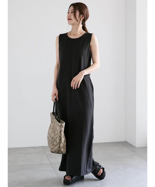 Te chichi（テチチ）の「コクーンマキシワンピース（ワンピース・レディース・オリーブ/ブラック/ブラウン・F）」の10枚目の写真